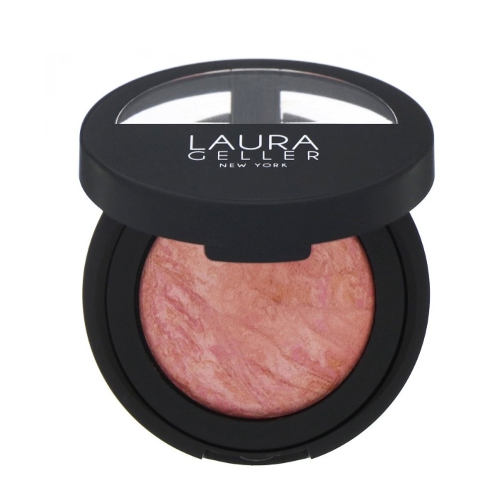 Laura Geller Baked Blush-n-Brighten PINK BUTTERCREAM Marbleized blush